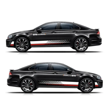 Black car Спортивная Автомобильная наклейка для Volkswagen CC автомобильные наклейки и наклейки Авто Наклейка - Название цвета: Black car