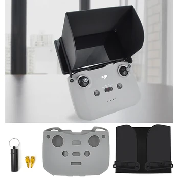 

DJI Mini 2 Remote Control Sunshade Mobile Phone Sun Hood Sunshade with CNC Joysticker and Silicone Protector For DJI Mavic Air 2