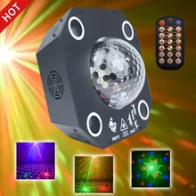 Nave espacial projetor laser festa de férias atmosfera controlador dmx operação controle voz para a decoração natal do tenue