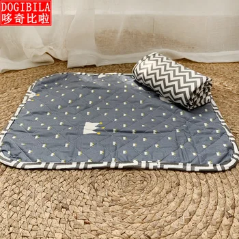 

Dog urination mat pet mat bite resistant golden dog nest summer cat urination mat sleeping mat cat supplies pet blanket