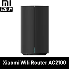 Xiaomi AC2100 2,4G 5G Беспроводной Wi-Fi маршрутизатор 1733 Мбит/с гигабитный сетевой Порты и разъёмы 128 МБ Dual Band Dual Core Процессор 880 МГц Поддержка IPv6 Wi-Fi