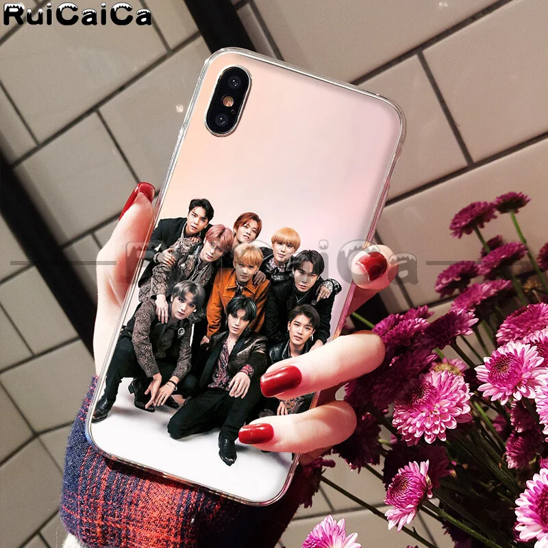 Чехол для телефона RuiCaiCa KPOP K.A.R.D MONSTA X NCT 127 чехол для Apple iPhone 8 7 6 6S Plus X XS MAX 5 5S SE XR