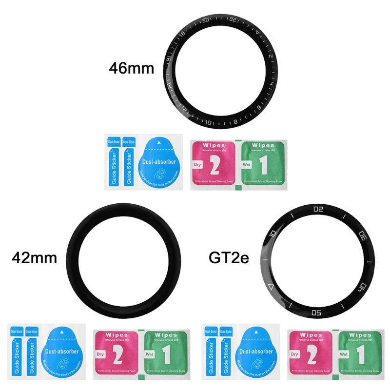 

2pcs/set Protective Film for Watch GT2 42mm/46mm GT2E Hot Bending Full Screen Curved Surface Smartwatch Protector Film
