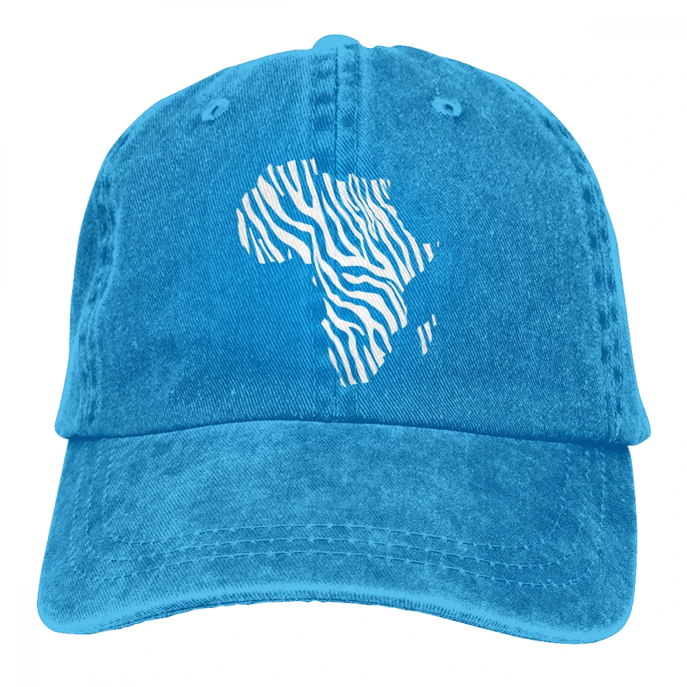 Зебра полоса Африка Casquette черный унисекс Мужские Женские джинсовые бейсболка с ремешком кепки Регулируемый Гольф папа шляпа