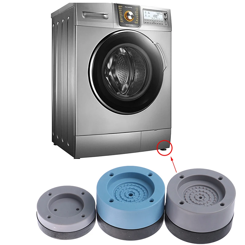 Furniture and Fridges Dryers Washing Machine Feet Pads Used in Washing Machines 4PCS Washing Machine Anti Vibration Rubber Pads Non-slip and Noise-reducing Washing Machine Feet Blue, 3.5 cm