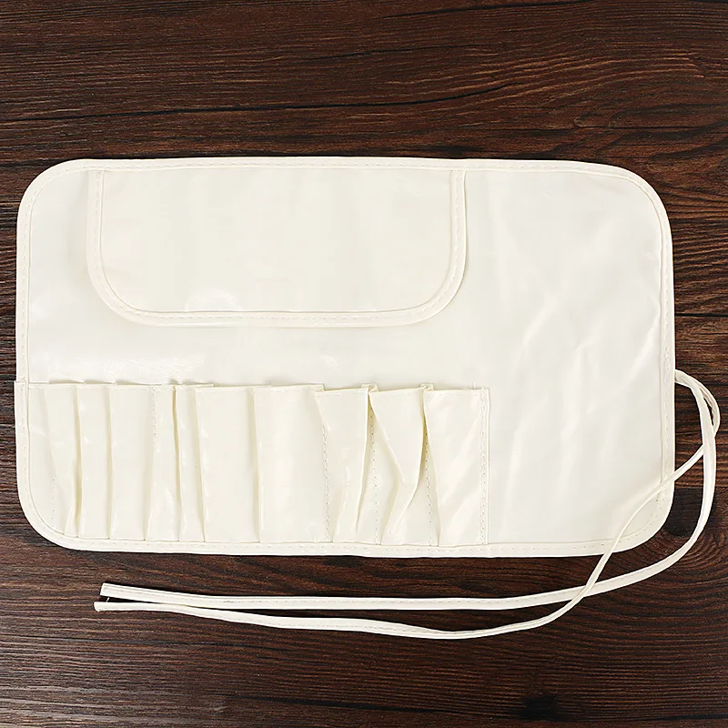 Bag Leather White MB01 популярная деревянная Кисть для нанесения основы, бровей, теней для век, набор кистей для макияжа, кисть, косметическая кисть Инструменты - Handle Color: Bag Leather White