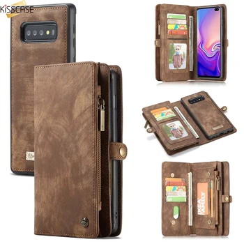 

FLOVEME Leather Flip Case for Samsung A30 A70 A40 A50 Wallet Case For Samaung Galaxy S10 S9 S8 Plus S7 Edge Note 9 10 Plus Cover