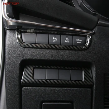 

For Mazda 3 Axela 2020 Car Interior Inner Accessories Headlight Switch Button Cover Trim Frame Sticker Styling 2pcs
