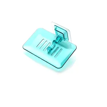 

Perforated Wall Hanging Crystal Soap Box Suction Wall Soap Dispenser Bathroom Drain Soap Box Bathroom Soap Box