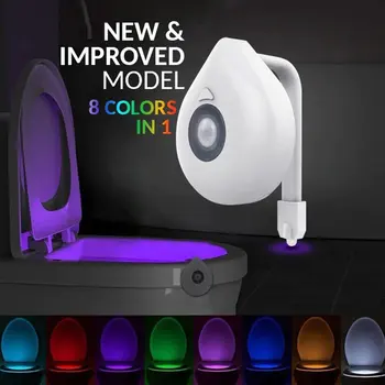 

Water Drop Type Led Toilet Toilet Light 8-color Led Toilet Light Night Light Home Essential