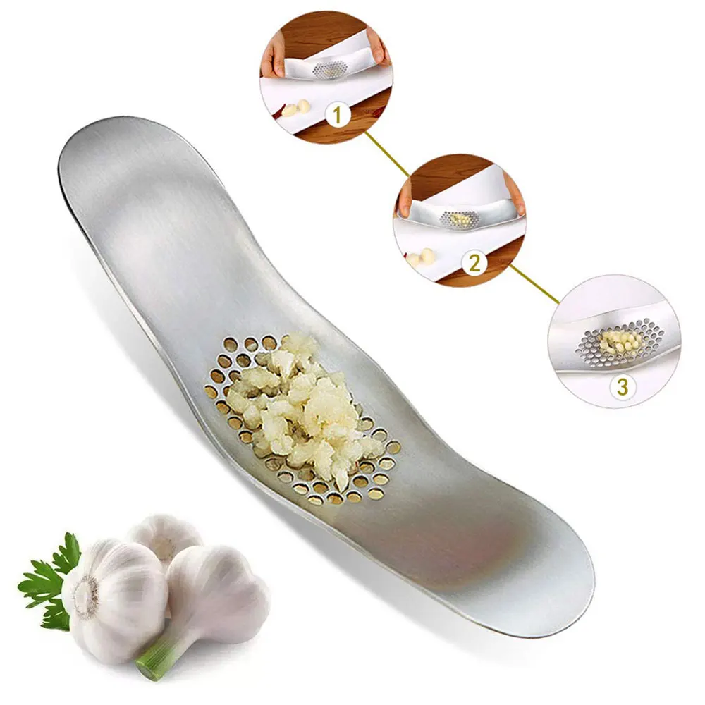1 шт. Нержавеющая сталь чеснок прессы ручной чесночница измельчения чеснока