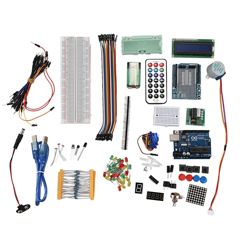 UNO базовый стартовый Обучающий набор обновленная версия для Arduino|Запасные части| |