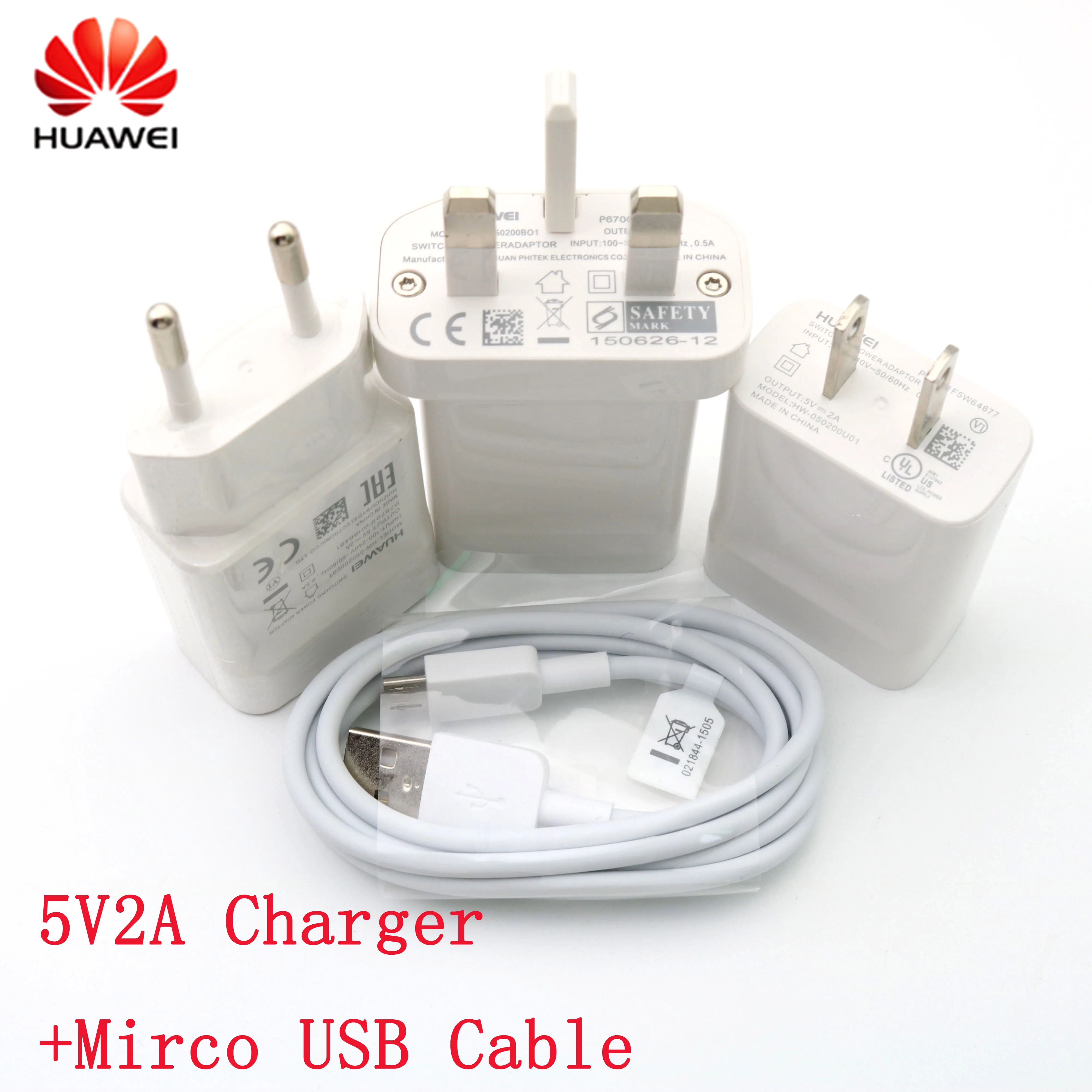 Оригинальное зарядное устройство Huawei 5V2A ЕС быстрая зарядка адаптер питания usb