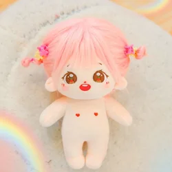 Poupée en peluche de dessin animé Kawaii, 20cm, jouets faits à la main, figurines KPOP, jouet en peluche, Collection de Fans, cadeau d'anniversaire et de noël 