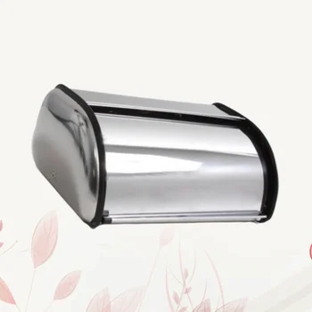 

1pc Bread Storage Case Container Kitchen Bread Box Kitchen Gadget for Bakery (Small Size 34X23X14.5CM with Window with Handle Si
