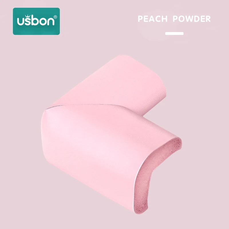 4 pcs-pink Usbon 1 шт 2 м детская безопасная настольная защитная полоса для края дома подушка защитная полоса безопасная защита детская барная полоса мягкая плотная - Цвет: 4 pcs-pink
