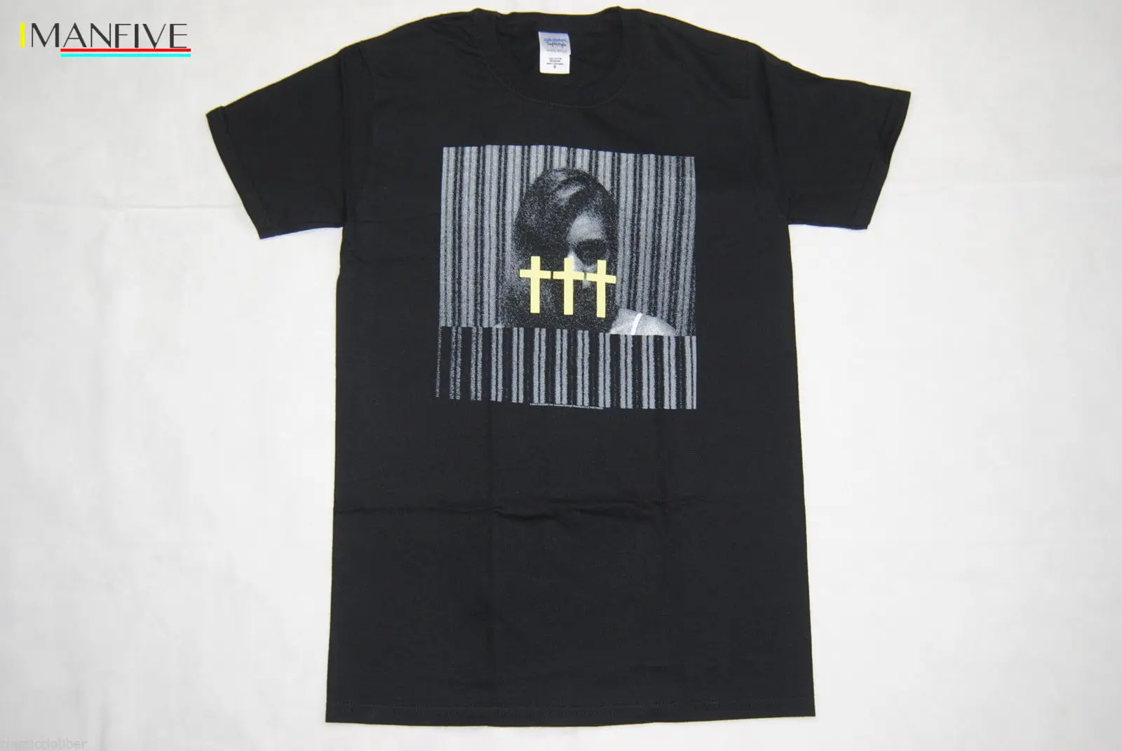 

CROSSES YELLOW T SHIRT NEW OFFICIAL BAND DEFTONES FAR CHINO MORENO LOPEZ funny t shirts