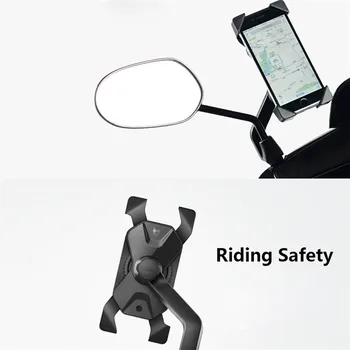 

Universal GPS Navigation Stand Rotation Phone Holder for Niu Electric Motorcycle Scooter Accessories for 3.5''-5.5'' smartphone