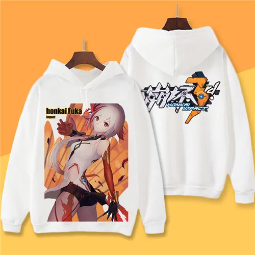 21 Honkai Impact 3 флисовые толстовки Yae Sakura Kawaii Женская толстовка с капюшоном осенне-зимние пальто Harajuku уличная одежда Аниме - Цвет: 21