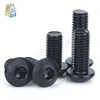 M2 M2.5 M3 M4 M5 M6 M8 M10 Grade 10.9 Alloy Steel Screws Hex Socket Round Head Cap Black Screw Furniture Fastener Bolt ► Photo 1/3