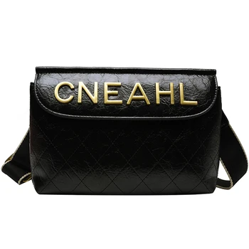 

iVog New Arrival Everyday Female Small PU Black Crossbody Shoulder channels Handbag Luxury Brand Designer Bags for Women 2019