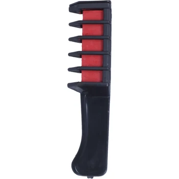 

NEW-Mini Disposable Personal Salon Use Hair Dye Comb Professional Crayons For Hair Color Chalk Hair Dyeing Tool red