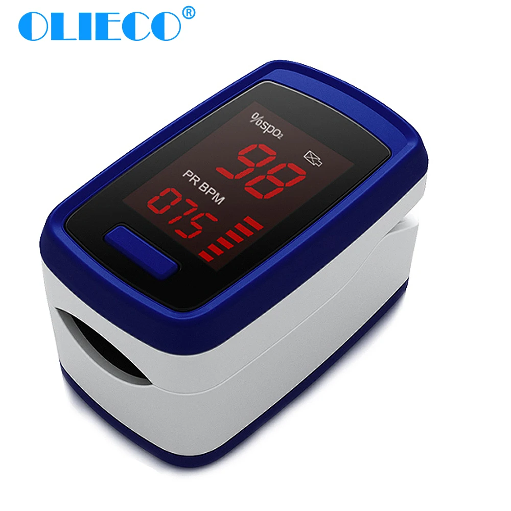 OLIECO Finger Pulse Oximeter PR SpO2 Meter Accurate Blood Oxygen Saturation De Dedo Pulso Oximetro Home family Oxymeter |