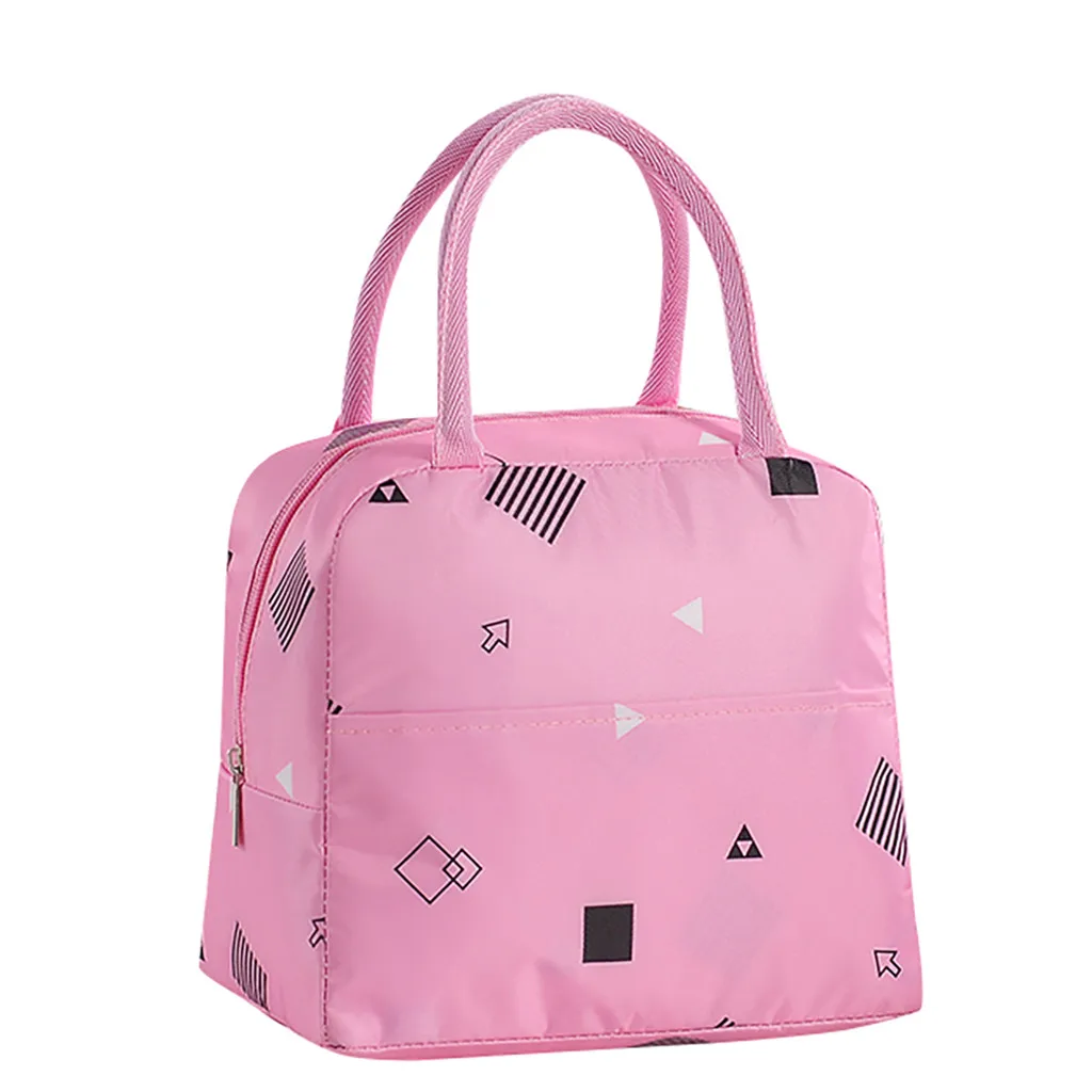 Maison Fabre 1PCs New Fresh Oxford Lunch Bags Insulation Cold Thickened Waterproof  Waterproof  Leisure Bags Cute Tote Bag 904