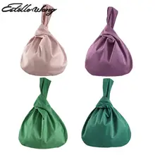 Эксклюзивная домашняя женская сумка с петлей для запястья, фланелевая, в японском стиле, сумка на запястье, Маленькая женская сумочка, модные сумки