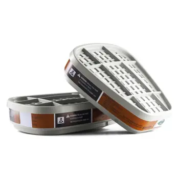 

2PCS 6001CN Filter Gas Box Anti Chemical Organic Gas Paint Benz Vapors Respiratory Cartridge for 6200 Mask