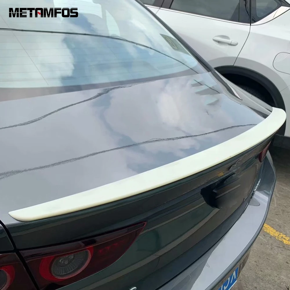 Для Mazda 3 M3 Axela 2019 2020 седан спойлер полоса из углеродного волокна для хвостовых