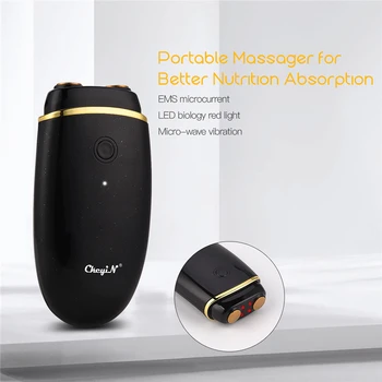 

Pulse Meridian Lead-in Facial Beauty Massager EMS Micro Vibration Wrinkle Removal Anti Age Face Skin Lifting Massage Roller 31