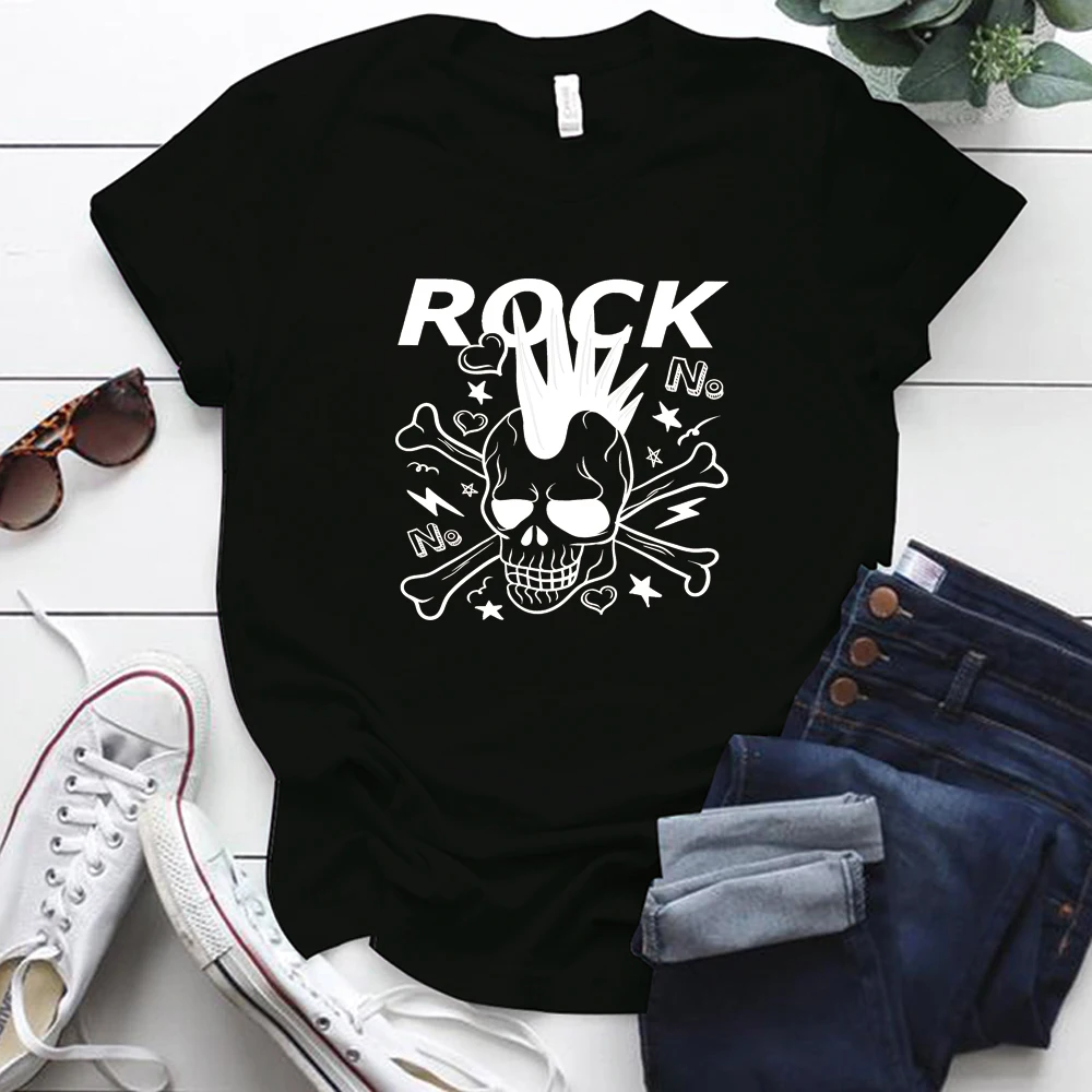 Футболка женская оверсайз с круглым вырезом и графическим принтом | Женская