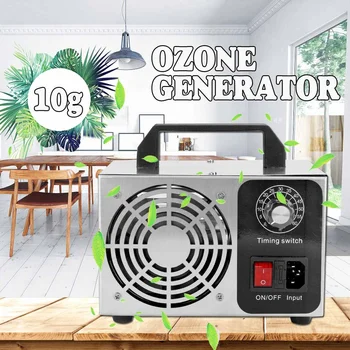 

220V 10g/h Ozone Generator Ozonator Machine Air Purifier Home Air Ozonu O3 Oxygen Desinfection Ozonizer with Timing Switch