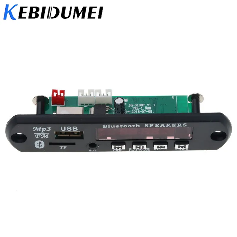Kebidumei беспроводной Bluetooth MP3-плеер WMA декодер плата аудио модуль USB TF радио для автомобиля Комплект Высокая производительность