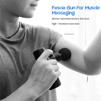 

Massage Gun Muscle Relaxation Massager Vibration Gun with 4 Massage Heads for Muscles Relaxation Pain Relieve Fitness Equipment