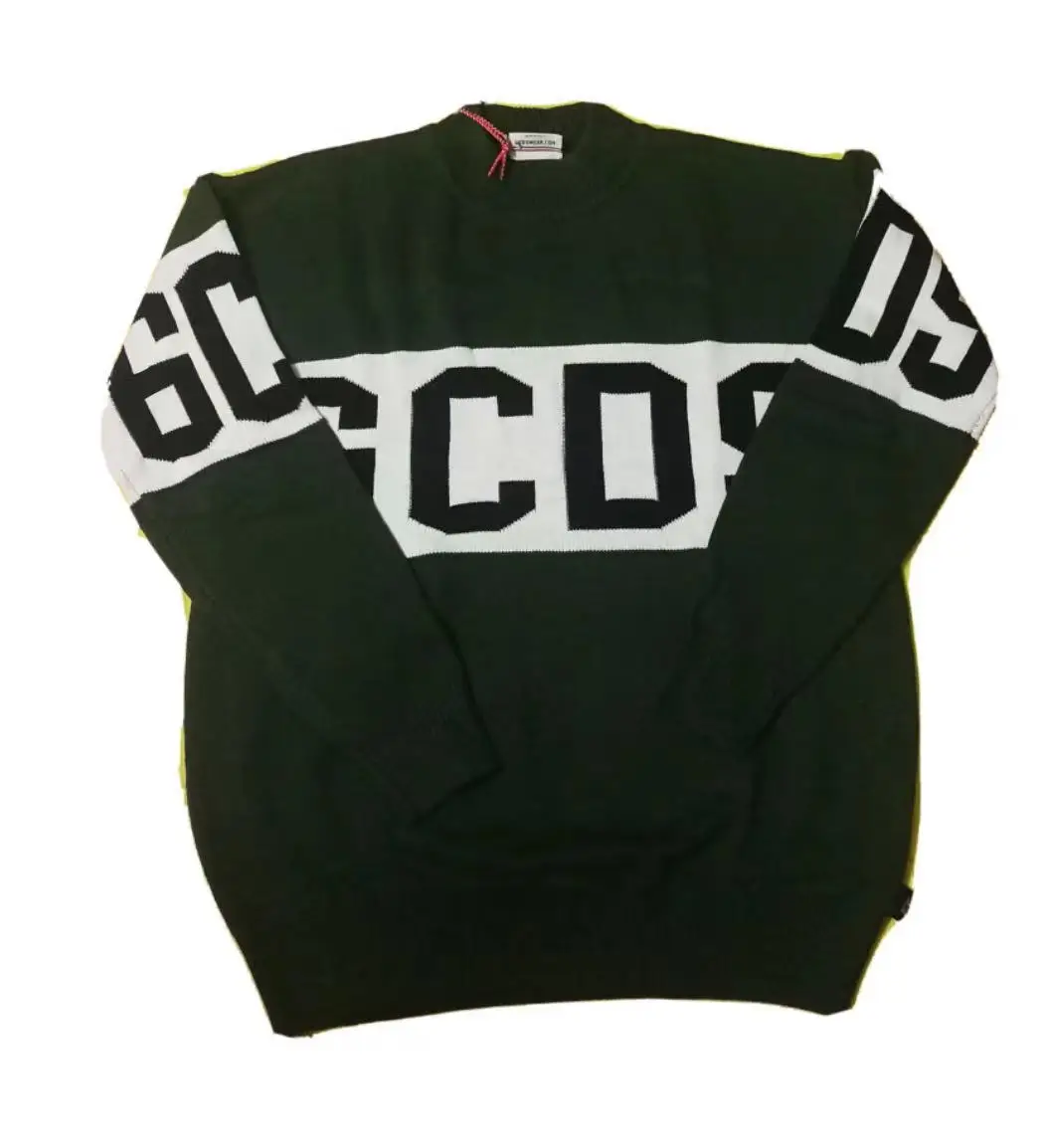 21SS 6cds Sweater Men Women 1:1 High Quality patchwork viva mb Streetwear Hip Hop 6cds sweater mens cable knit jumper Sweaters