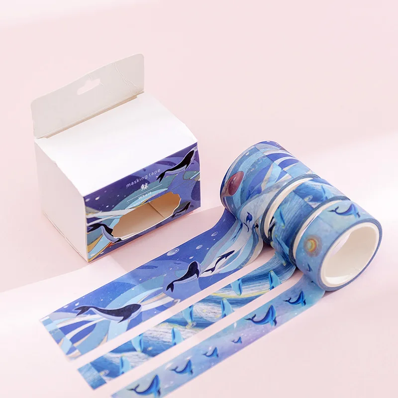 7 3 шт./компл. лента washi Единорог изоляционная лента звездное небо washitape кавайные этикетки Скрапбукинг клейкая лента decorativa школы - Цвет: 7