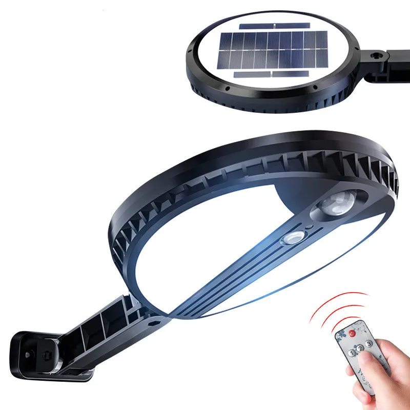 

Solar Wall Lights 70LEDs Street Light Remote Control Landscape Lights PIR Sensor Lamp for Outdoor Garden Yard Waterproof IP65