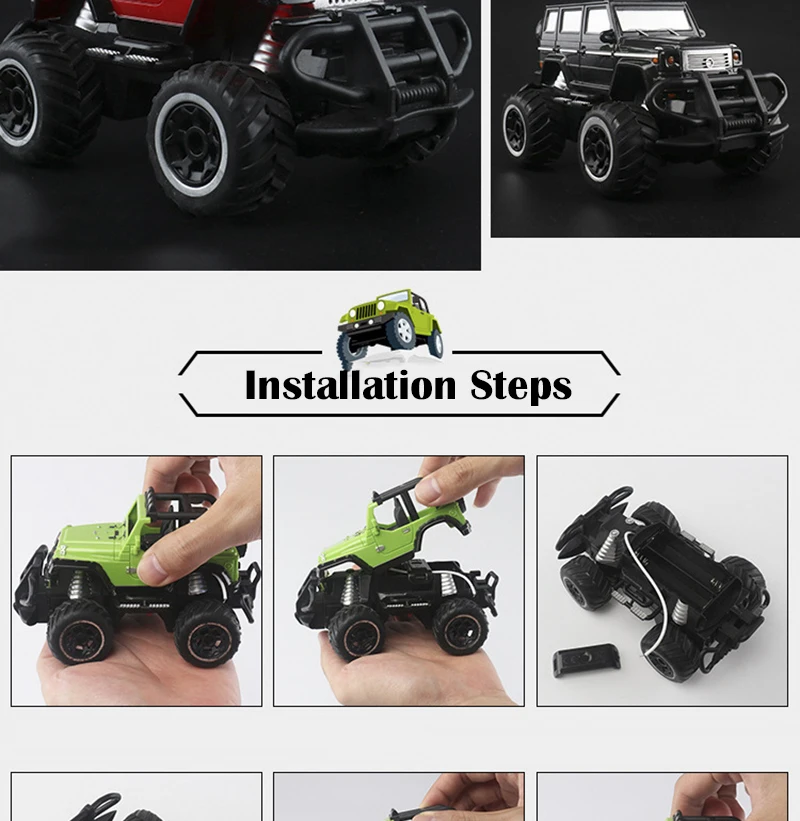 1:43 4WD RC автомобиль обновленная версия радиоуправляемые игрушки багги скоростные грузовики внедорожники игрушки для детей Монтессори