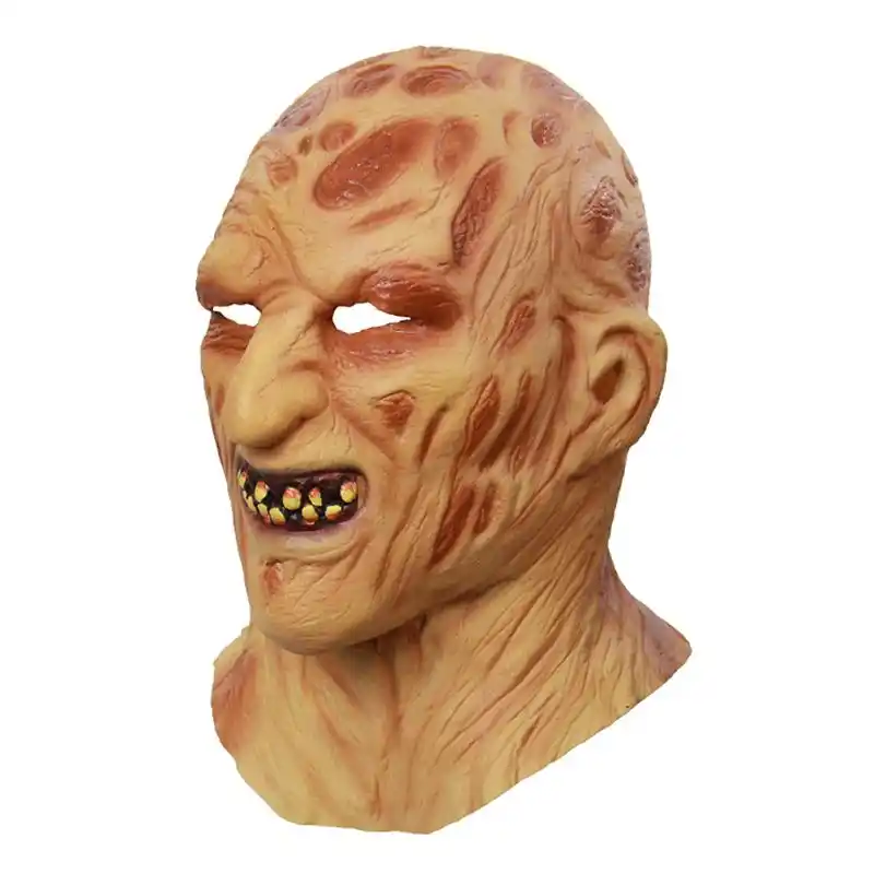 adult scary horror latex face mask rotface zombie