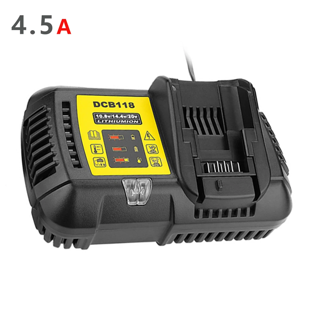 Зарядное устройство DCB118 10 8 a для аккумуляторов Dewalt 14 4 в 12 В 18 20 DCB200 DCB101 DCB115 DCB107 DCB105