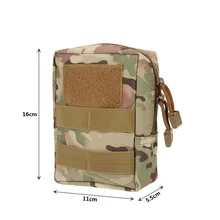 Новая военная тактическая 600D уличная поясная Сумка Многофункциональная EDC Molle сумка инструмент на Молнии Поясная Сумка аксессуар прочный ремень