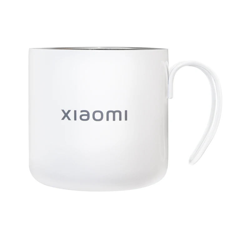 Xiaomi Stainless Steel Mugs Cups White Refillable Tea Iced Coffee Cup Hot Cold Use Travel Tourism Luxury stainless steel mug