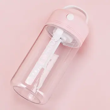 

Portable PP Material Solid Color Cylindrical Protein Powder Shake Cup Sports Fitness Milkshake Cup Shaker Bottle