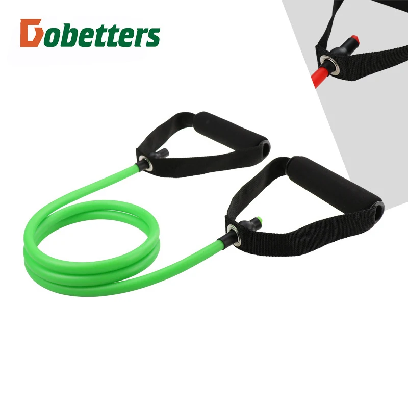 New 120cm Yoga Pull Rope Elastic Resistance Bands Fitness Sport Workout Exercise Tube Practical Training Rubber Tensile Expander