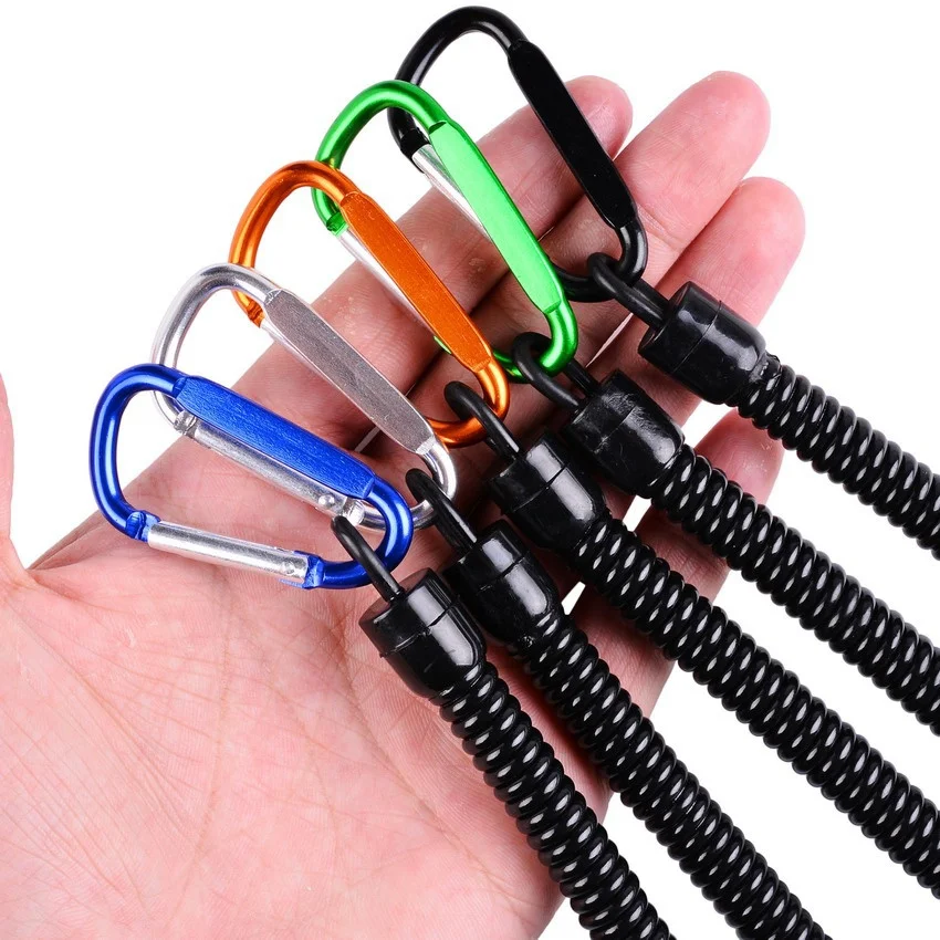 Description Picture 2 of itemFLYSAND Practical Extendable Fishing Lanyards Boating Kayak Camping Secure Pliers Lip Grips 6 Colors Optional Fishing Accessory