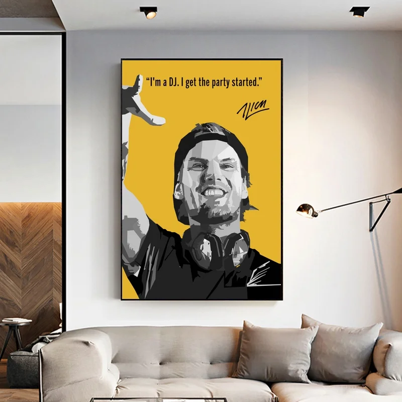 

DJ Avicii Poster Canvas Painting Prints Wall Art Home Decor No Frame