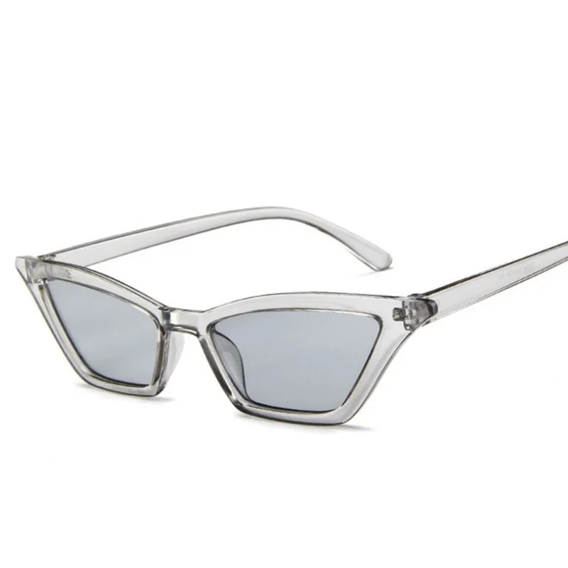 Бренд MxCK, кошачий глаз, солнцезащитные очки для женщин, фирменный дизайн, Ретро стиль, цветные, прозрачные, цветные, модные, кошачий глаз, солнцезащитные очки - Цвет линз: C8