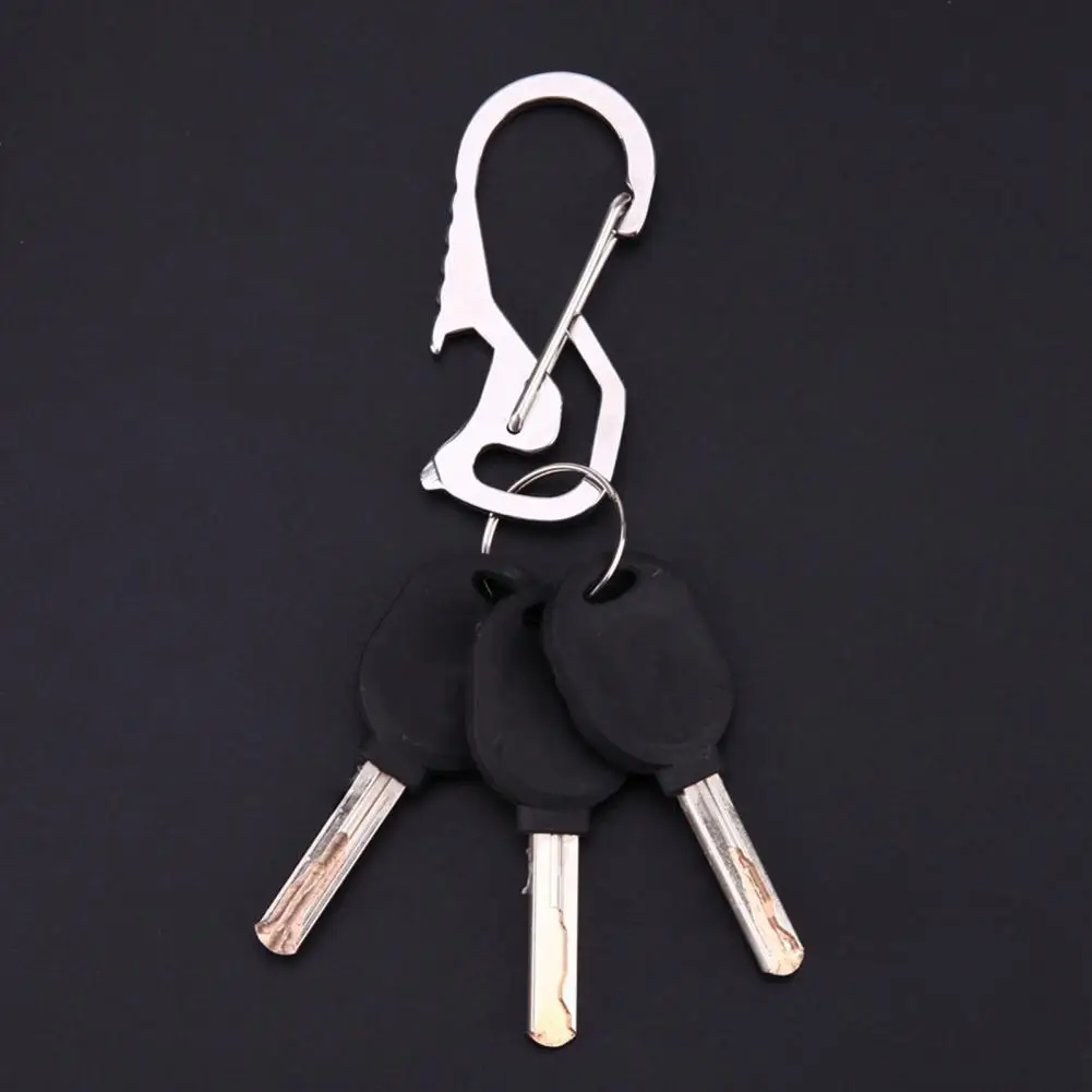 Carabiner Clips Key Chain Clip Carabiner Belt Clip Multi Function Tool Outdoor Carabiner Cap Lifter Hex Driver Bottle Opener
